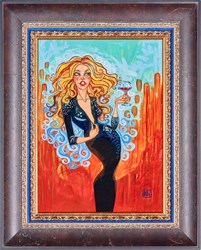 Shit Load of Trouble by Todd White - Original Painting on Stretched Canvas sized 16x22 inches. Available from Whitewall Galleries